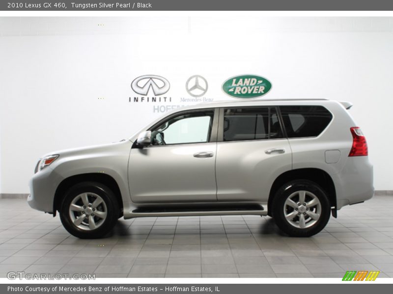 Tungsten Silver Pearl / Black 2010 Lexus GX 460