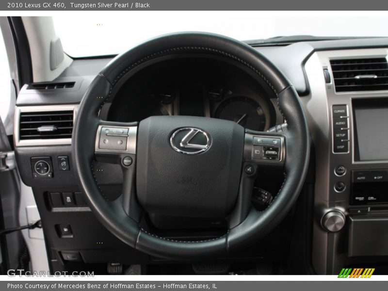 Tungsten Silver Pearl / Black 2010 Lexus GX 460