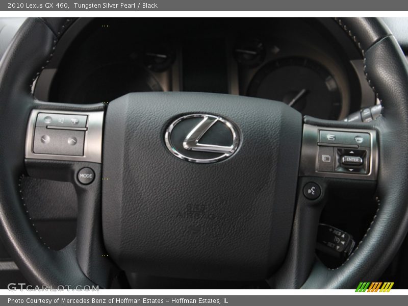 Tungsten Silver Pearl / Black 2010 Lexus GX 460