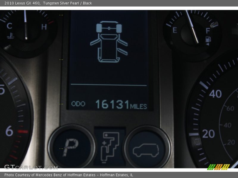 Tungsten Silver Pearl / Black 2010 Lexus GX 460