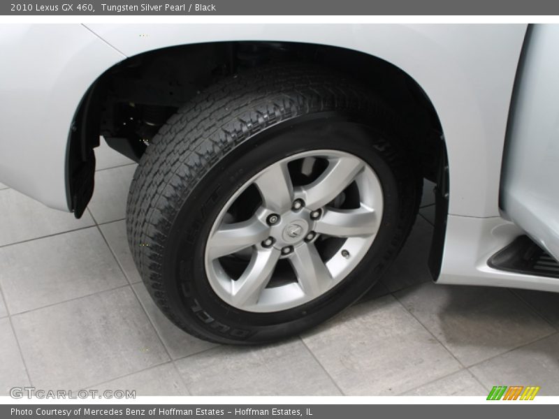 Tungsten Silver Pearl / Black 2010 Lexus GX 460