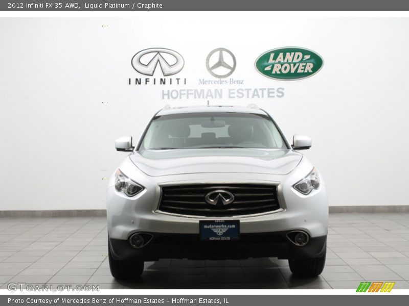 Liquid Platinum / Graphite 2012 Infiniti FX 35 AWD