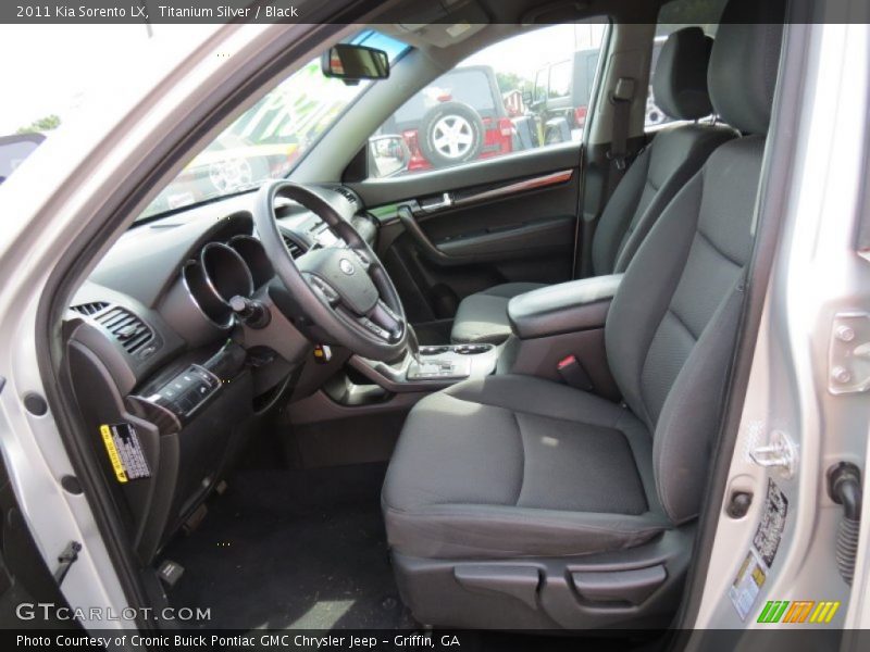 Titanium Silver / Black 2011 Kia Sorento LX