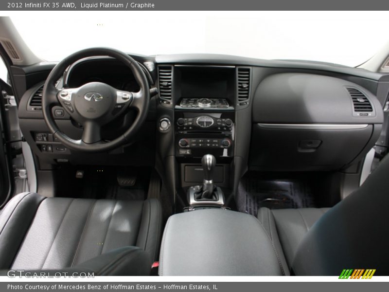 Liquid Platinum / Graphite 2012 Infiniti FX 35 AWD