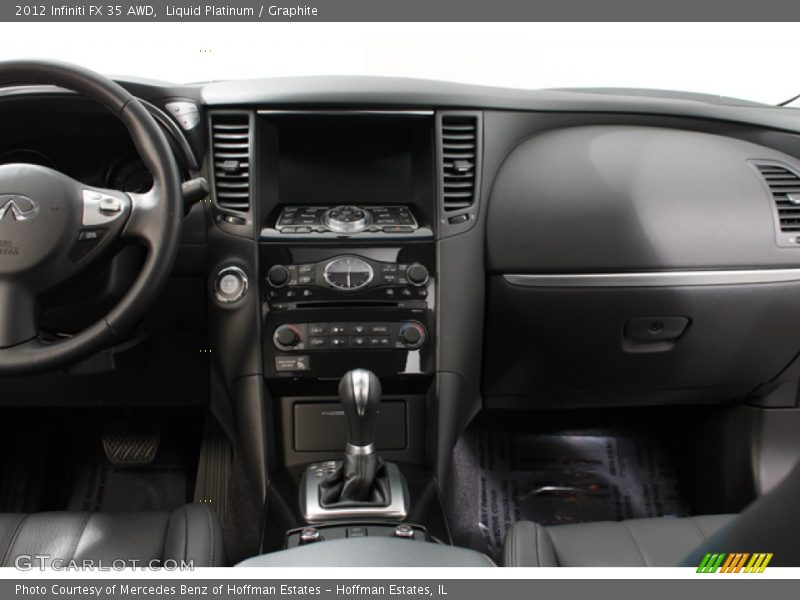 Liquid Platinum / Graphite 2012 Infiniti FX 35 AWD