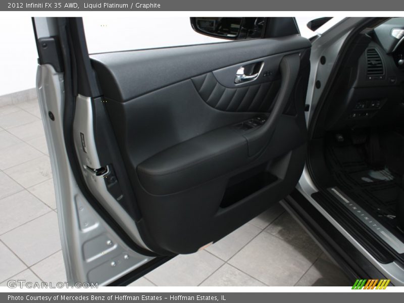 Liquid Platinum / Graphite 2012 Infiniti FX 35 AWD