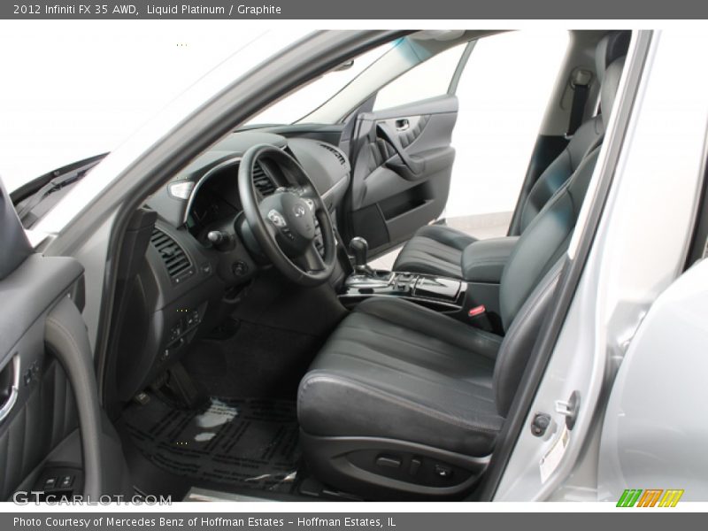 Liquid Platinum / Graphite 2012 Infiniti FX 35 AWD