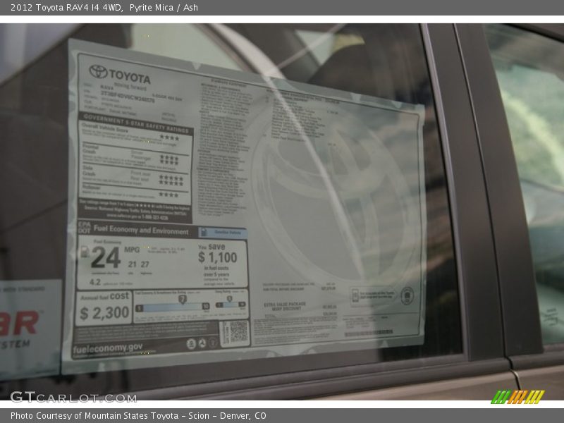 Pyrite Mica / Ash 2012 Toyota RAV4 I4 4WD