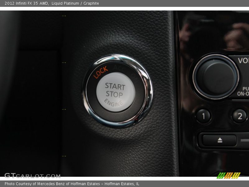 Liquid Platinum / Graphite 2012 Infiniti FX 35 AWD