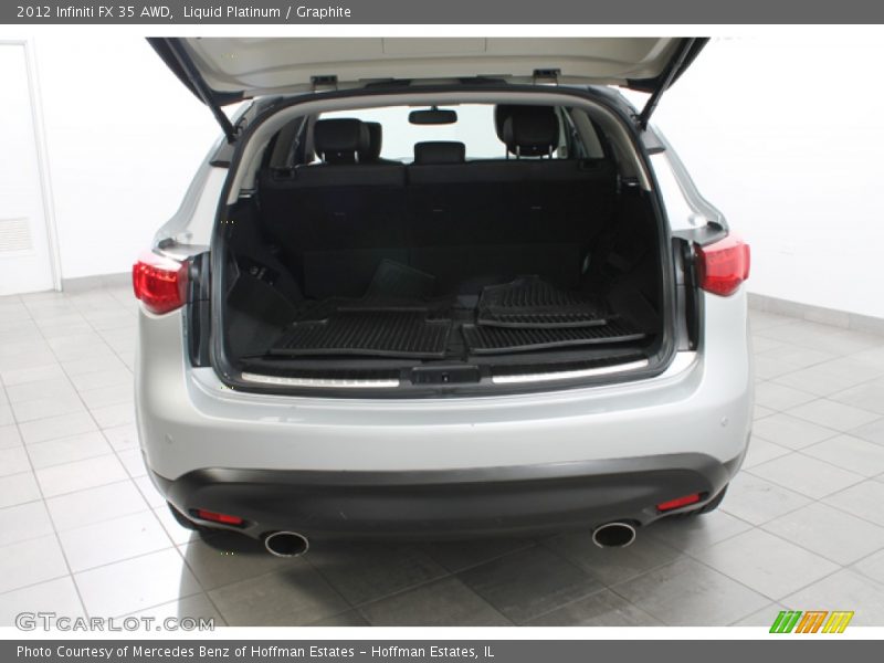 Liquid Platinum / Graphite 2012 Infiniti FX 35 AWD
