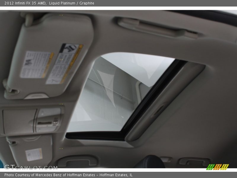 Liquid Platinum / Graphite 2012 Infiniti FX 35 AWD