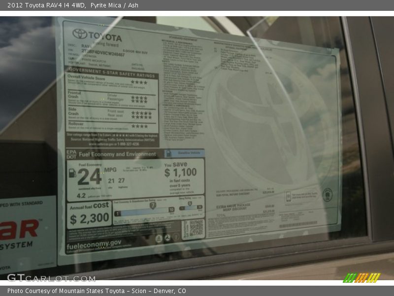 Pyrite Mica / Ash 2012 Toyota RAV4 I4 4WD