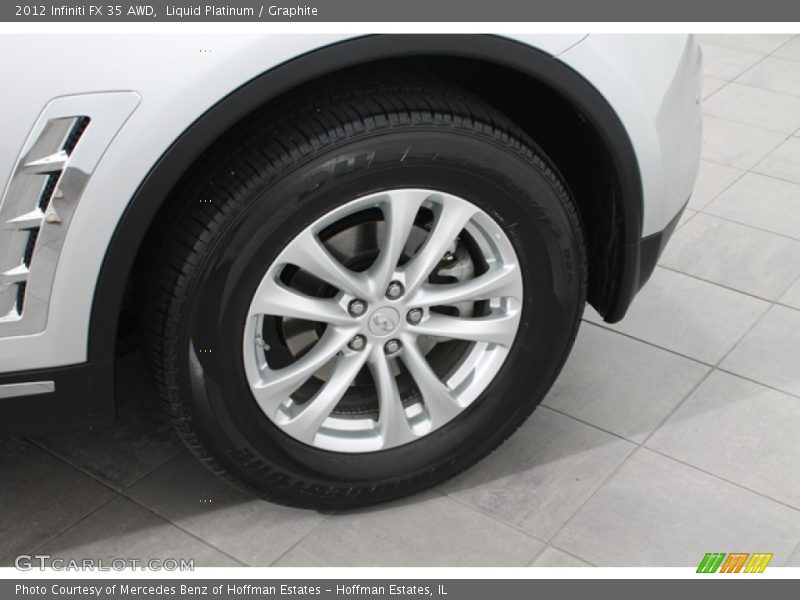 Liquid Platinum / Graphite 2012 Infiniti FX 35 AWD