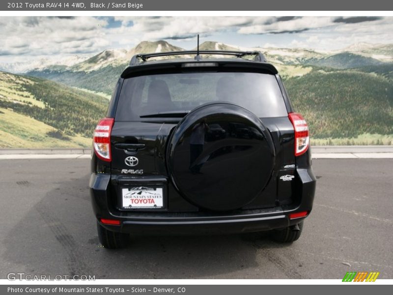 Black / Sand Beige 2012 Toyota RAV4 I4 4WD
