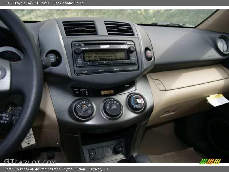 Black / Sand Beige 2012 Toyota RAV4 I4 4WD