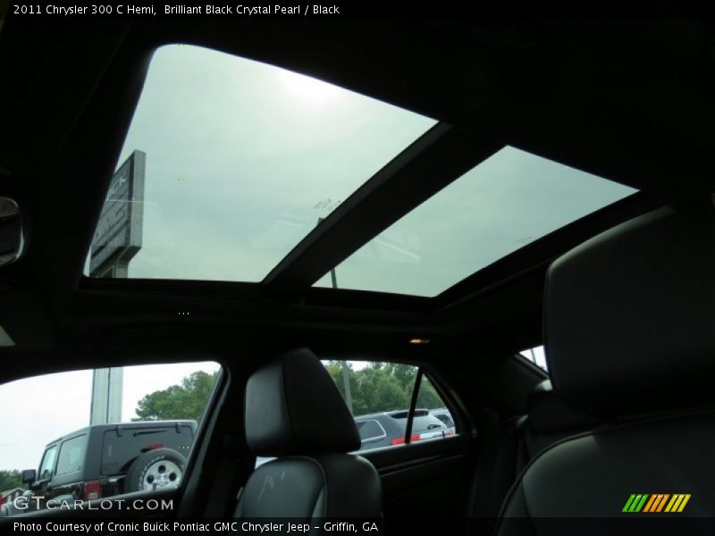 Brilliant Black Crystal Pearl / Black 2011 Chrysler 300 C Hemi