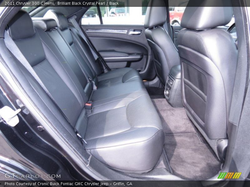 Brilliant Black Crystal Pearl / Black 2011 Chrysler 300 C Hemi