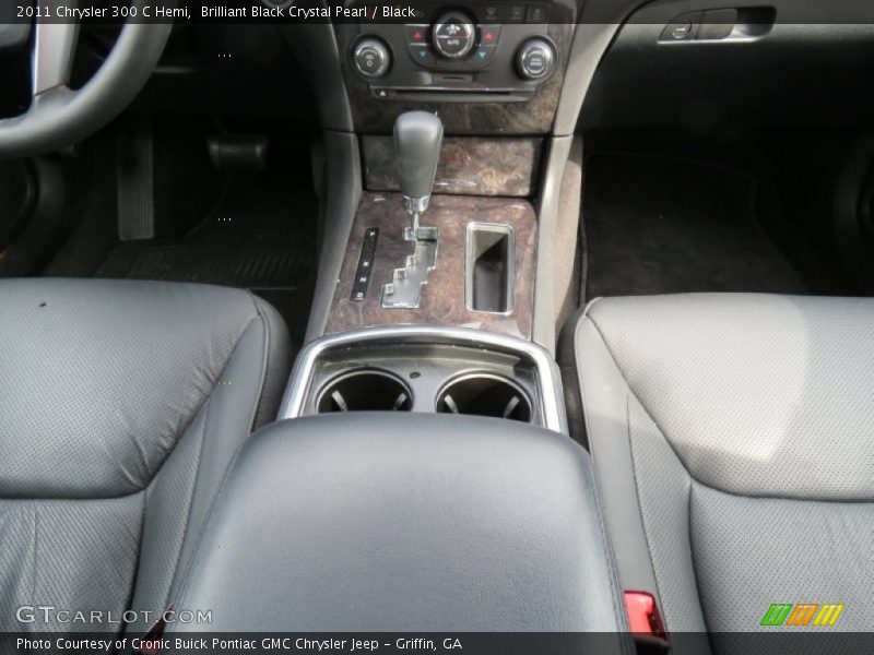 Brilliant Black Crystal Pearl / Black 2011 Chrysler 300 C Hemi