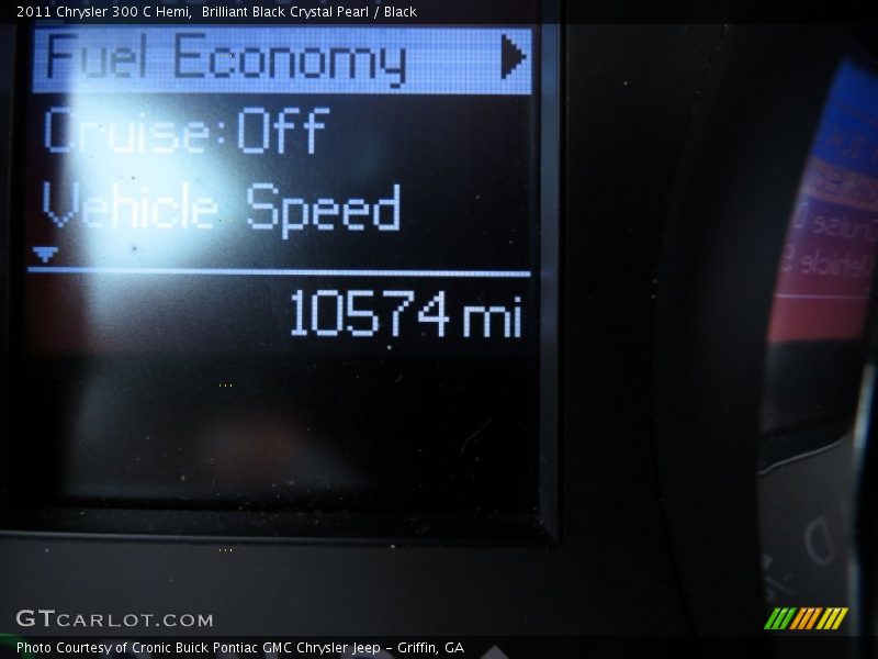 Brilliant Black Crystal Pearl / Black 2011 Chrysler 300 C Hemi