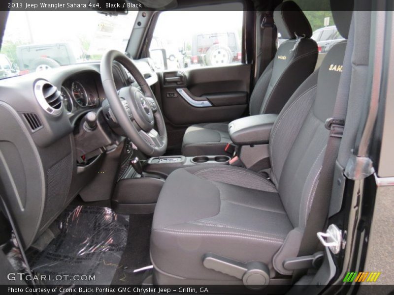 Front Seat of 2013 Wrangler Sahara 4x4