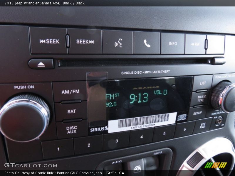 Audio System of 2013 Wrangler Sahara 4x4
