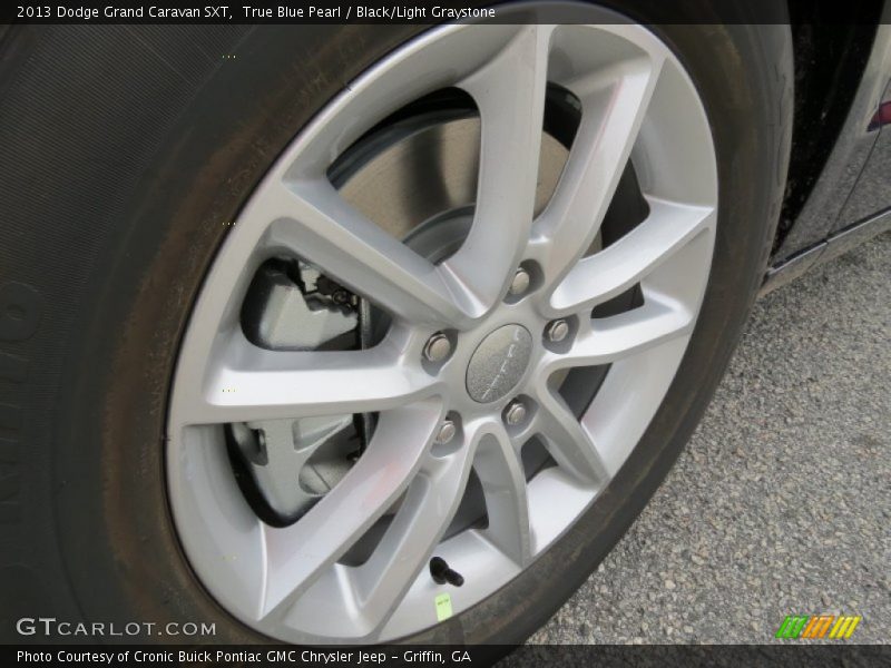 True Blue Pearl / Black/Light Graystone 2013 Dodge Grand Caravan SXT
