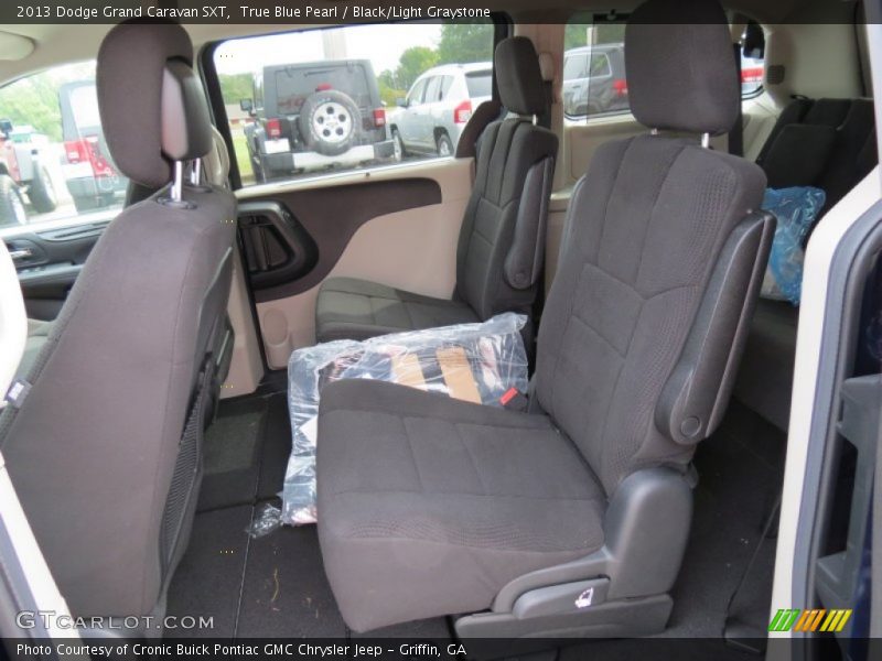 True Blue Pearl / Black/Light Graystone 2013 Dodge Grand Caravan SXT