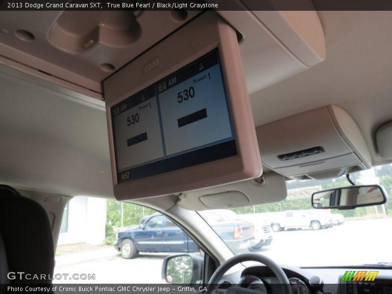 True Blue Pearl / Black/Light Graystone 2013 Dodge Grand Caravan SXT