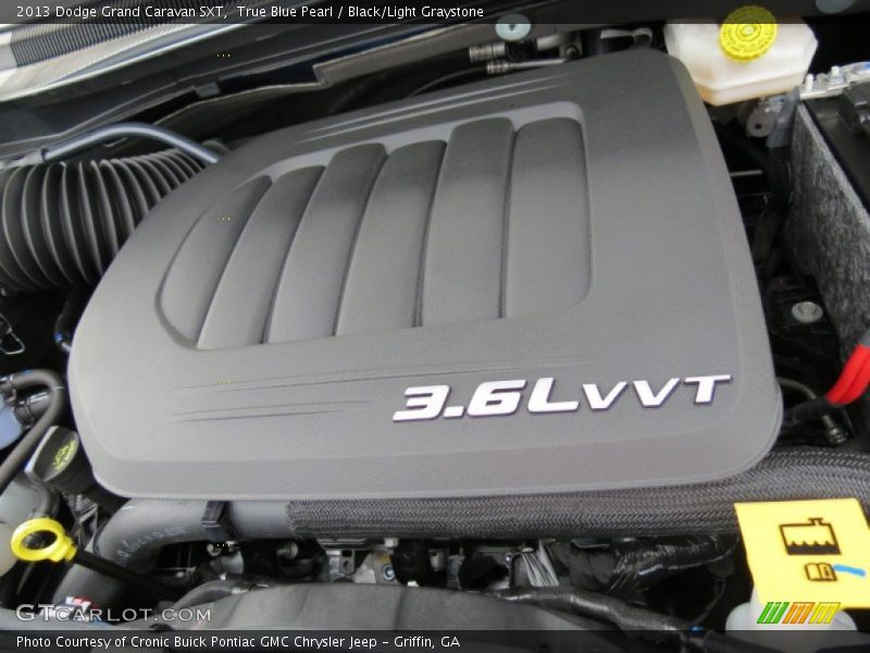 True Blue Pearl / Black/Light Graystone 2013 Dodge Grand Caravan SXT