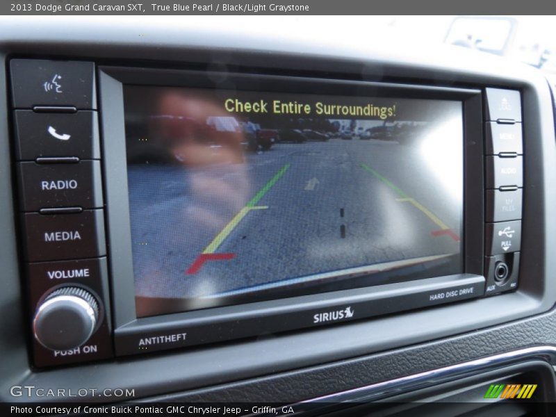 True Blue Pearl / Black/Light Graystone 2013 Dodge Grand Caravan SXT