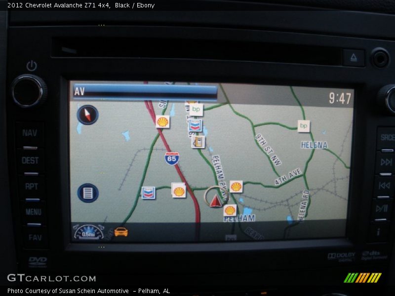 Black / Ebony 2012 Chevrolet Avalanche Z71 4x4