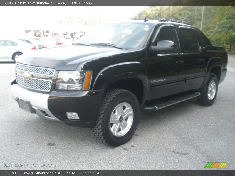 Black / Ebony 2012 Chevrolet Avalanche Z71 4x4