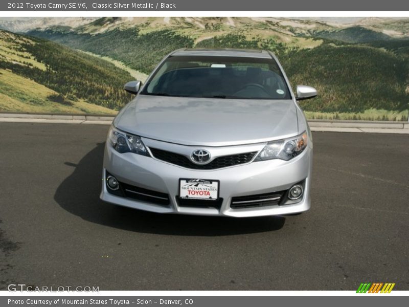 Classic Silver Metallic / Black 2012 Toyota Camry SE V6