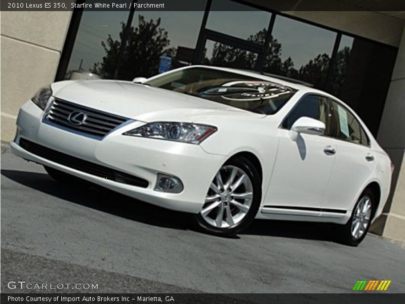 Starfire White Pearl / Parchment 2010 Lexus ES 350