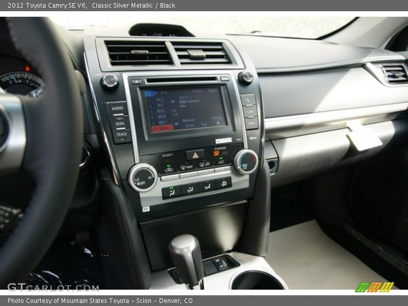 Classic Silver Metallic / Black 2012 Toyota Camry SE V6