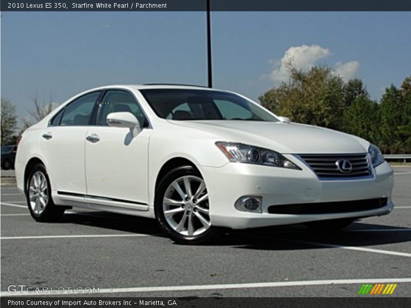 Starfire White Pearl / Parchment 2010 Lexus ES 350