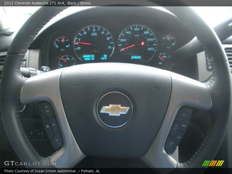 Black / Ebony 2012 Chevrolet Avalanche Z71 4x4