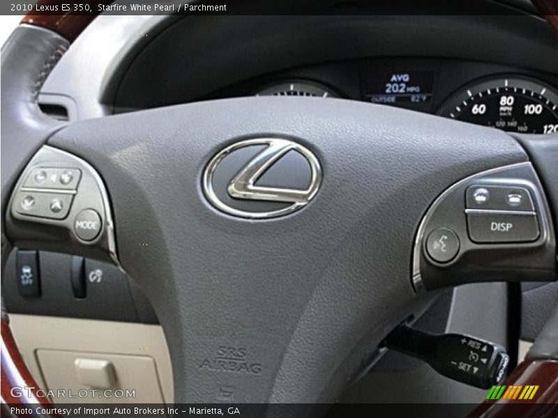 Starfire White Pearl / Parchment 2010 Lexus ES 350