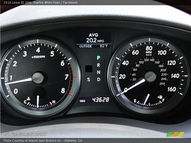 Starfire White Pearl / Parchment 2010 Lexus ES 350