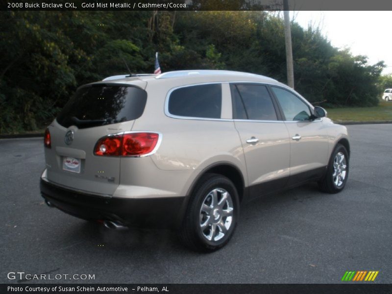 Gold Mist Metallic / Cashmere/Cocoa 2008 Buick Enclave CXL
