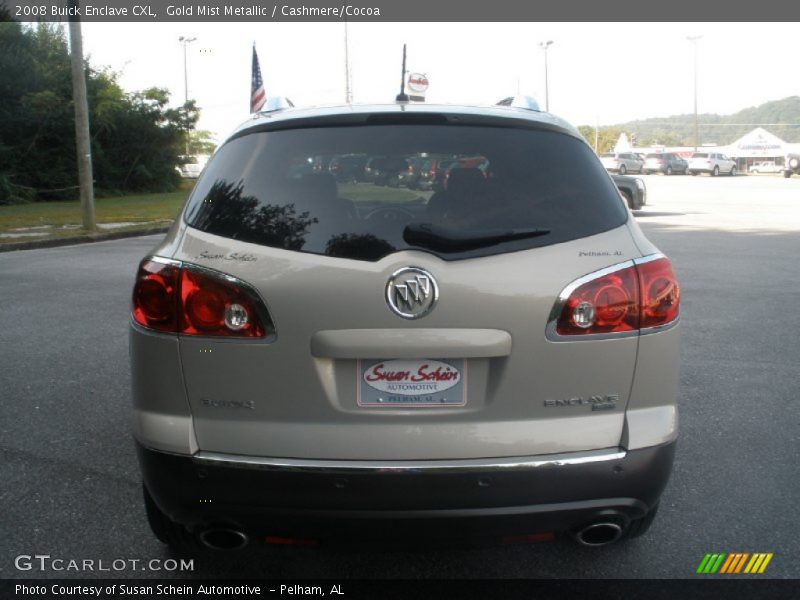 Gold Mist Metallic / Cashmere/Cocoa 2008 Buick Enclave CXL