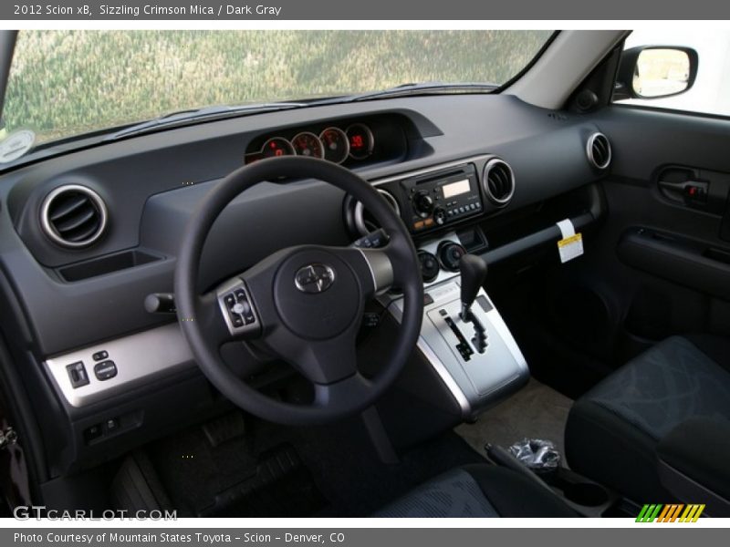 Sizzling Crimson Mica / Dark Gray 2012 Scion xB