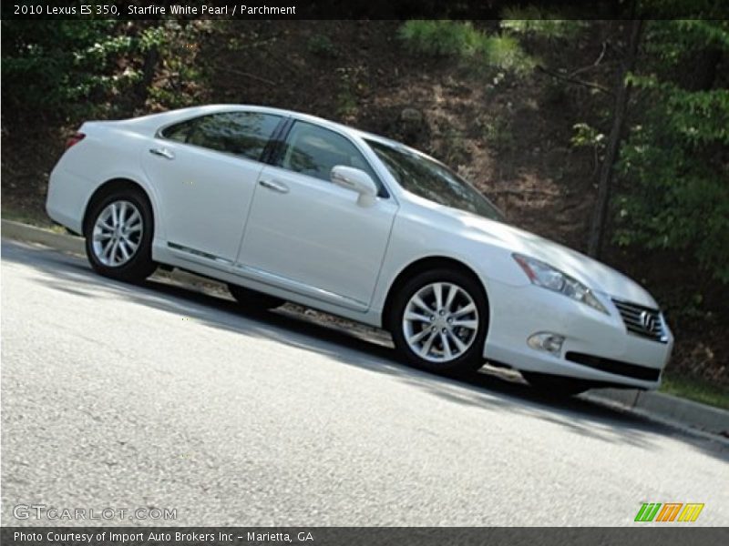 Starfire White Pearl / Parchment 2010 Lexus ES 350