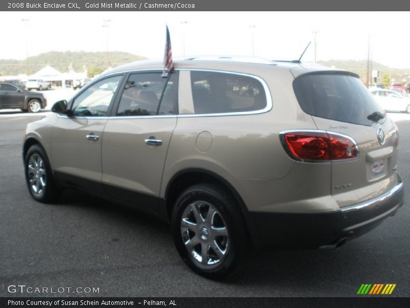 Gold Mist Metallic / Cashmere/Cocoa 2008 Buick Enclave CXL