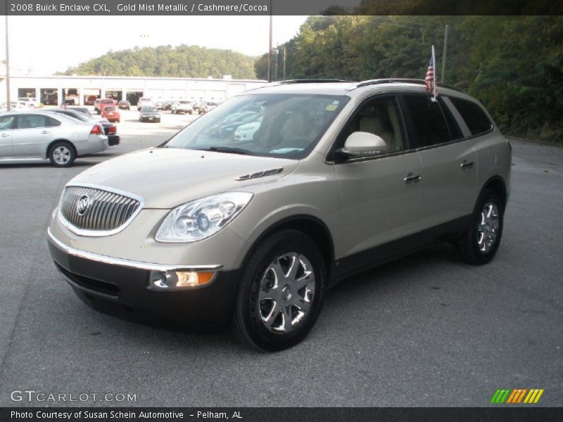 Gold Mist Metallic / Cashmere/Cocoa 2008 Buick Enclave CXL