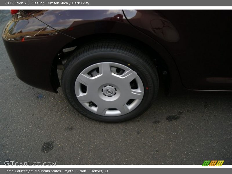 Sizzling Crimson Mica / Dark Gray 2012 Scion xB