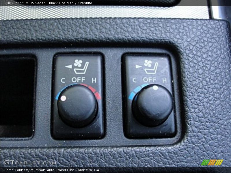 Black Obsidian / Graphite 2007 Infiniti M 35 Sedan