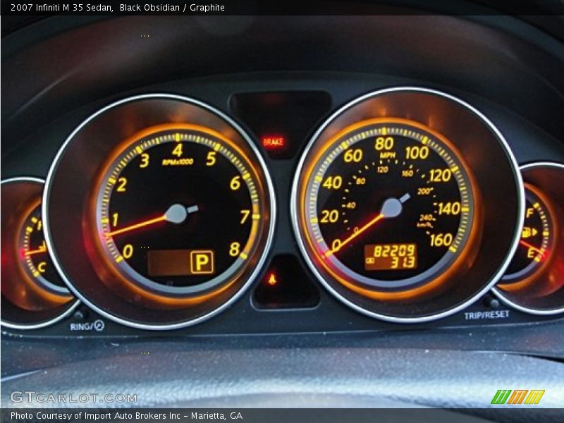 Black Obsidian / Graphite 2007 Infiniti M 35 Sedan