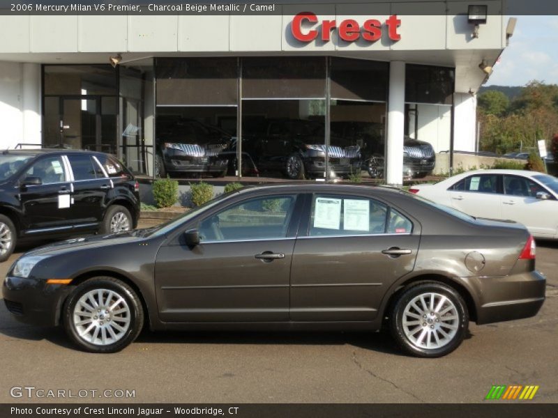 Charcoal Beige Metallic / Camel 2006 Mercury Milan V6 Premier