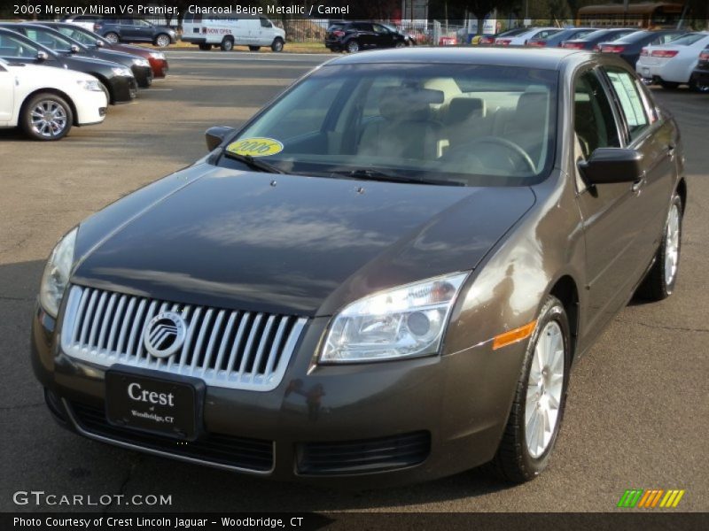 Charcoal Beige Metallic / Camel 2006 Mercury Milan V6 Premier